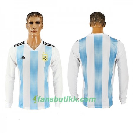 Fotball-VM 2018 Argentina drakt Hjemmetrøye Langermet